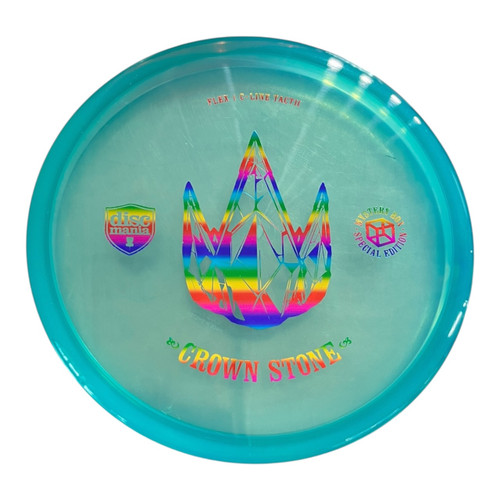 Vist Large View of Product Image Which is Used Discmania CROWN STONE C LINE TACTIC Disc Golf Mid Range Royal Blue 175g
