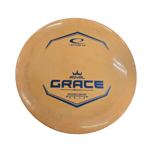 Vist Large View of Product Image Which is Used Latitude 64 GRACE ROYAL DRIVER Disc Golf Driver Orange