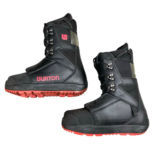 Vist Large View of Product Image Which is Used Burton PROGRESSION Mens Snowboard Boots Black Senior 7