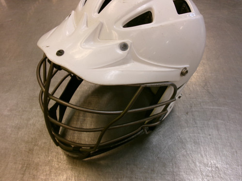 Vist Large View of Product Image Which is Used Cascade CPV Lacrosse Helmet White SM