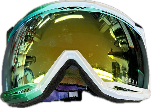 Vist Large View of Product Image Which is Used Roxy Snow Goggles Adult White
