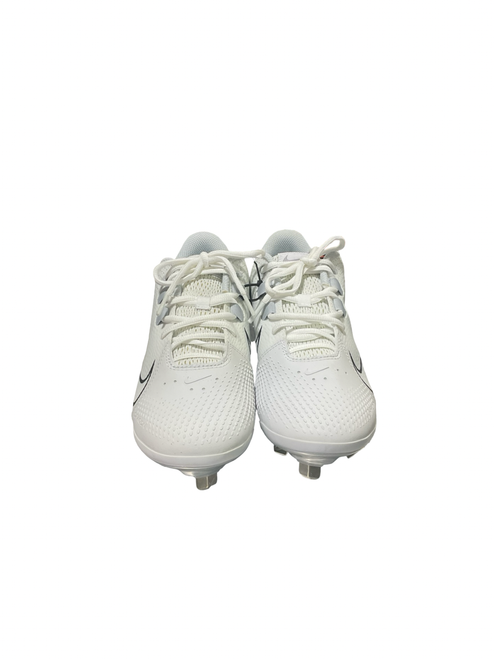 Vist Large View of Product Image Which is Used Nike RENEW METAL CLEATS BB/SB Cleats White Senior 8.5