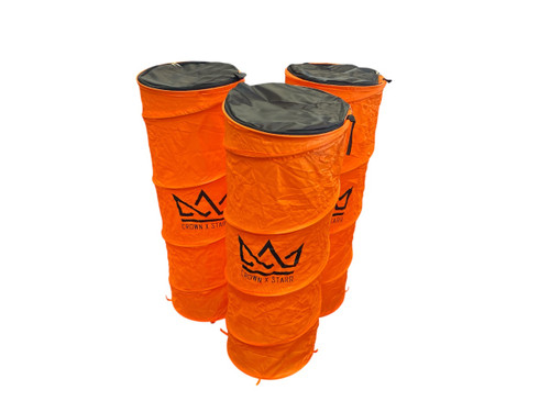 Vist Large View of Product Image Which is Used CROWN X STARR POP UP DUMMY 3PC FB Tackling Dummy Orange