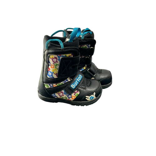 Vist Large View of Product Image Which is Used Burton 11 BURTON SB BOOTS Boys Snowboard Boots Black Youth 11.0