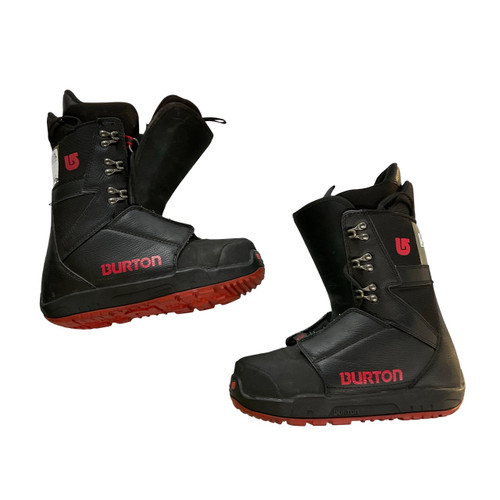 Vist Large View of Product Image Which is Used Burton PROGRESSION Mens Snowboard Boots Black Senior 7