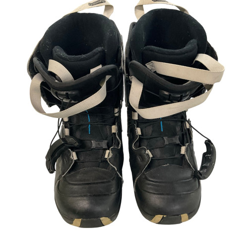 Vist Large View of Product Image Which is Used Salomon KAMOOKS Boys Snowboard Boots Black Junior 05.5