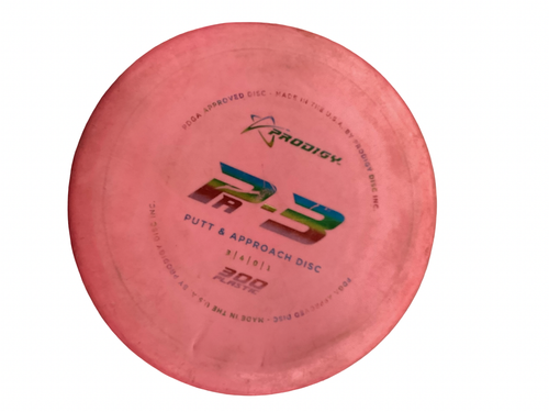 Vist Large View of Product Image Which is Used Prodigy PR-3 Disc Golf Putter Pink