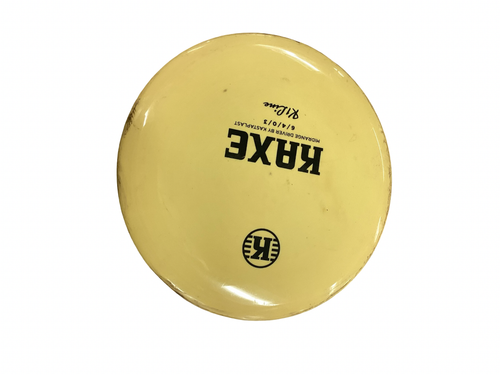 Vist Large View of Product Image Which is Used KAXE K1 LINE Disc Golf Mid Range Yellow