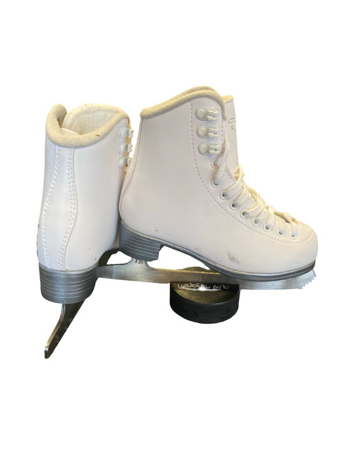 Vist Large View of Product Image Which is Used CAMEO JACKSON 200 Girls Figure Skate White Youth 13.0