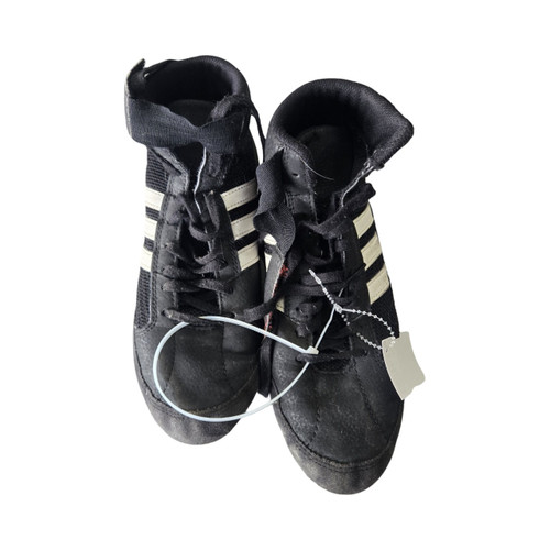 Vist Large View of Product Image Which is Used Adidas COMBAT SPEED SZ 7.5 WRESTLING SHOES Wrestling Shoes Black Senior 7.5