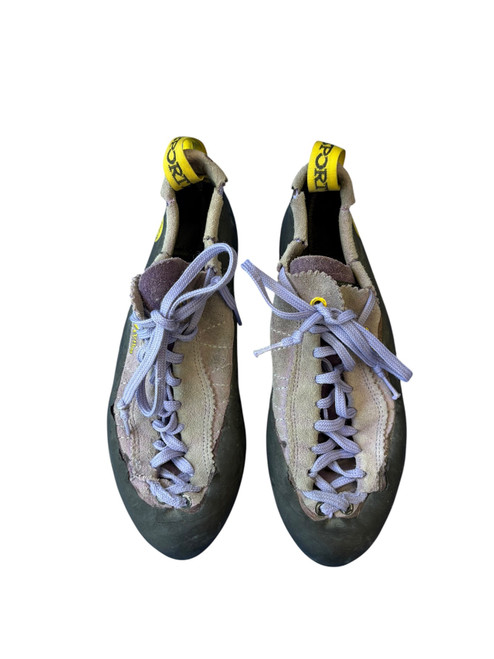 Vist Large View of Product Image Which is Used La Sportiva Mythos Climbing Shoes Men’s 6?