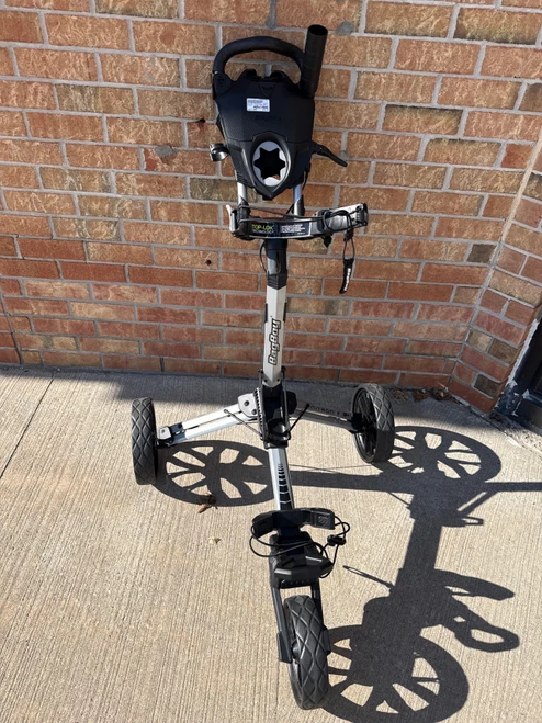 Vist Large View of Product Image Which is Used Bag Boy NITRON PUSH CART Golf Cart 3 Wheel (new= $390)