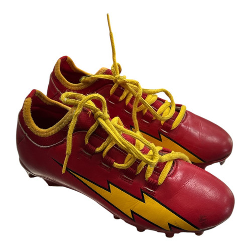 Vist Large View of Product Image Which is Used Flash Jr FB Cleats Red Junior 04.5