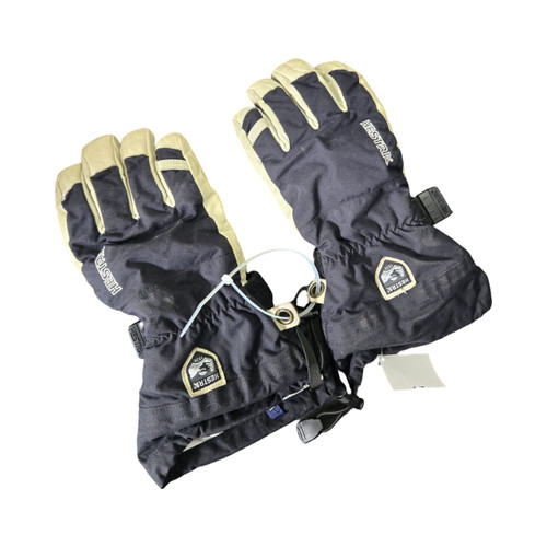 Vist Large View of Product Image Which is Used HESTRA MENS GLOVES SZ10 Outerwear Mens Gloves Black LG