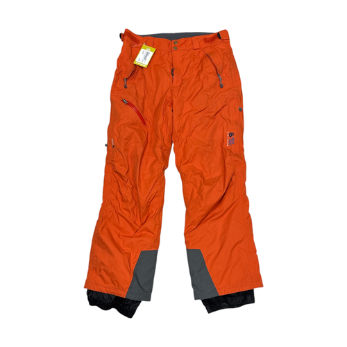 Vist Large View of Product Image Which is Used Mountain Hardwear Snow Pants Mens Orange Medium