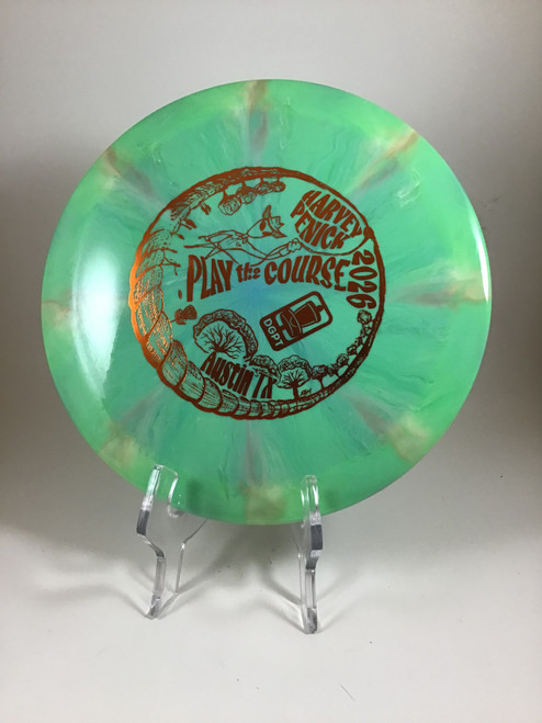 Vist Large View of Product Image Which is Used Mint APEX PHOENIX Disc Golf Driver Green 175g