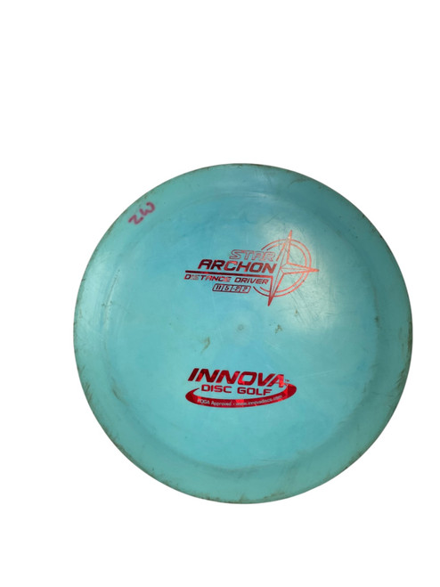 Vist Large View of Product Image Which is Used Innova STAR ARCHON Disc Golf Driver Royal Blue 172g