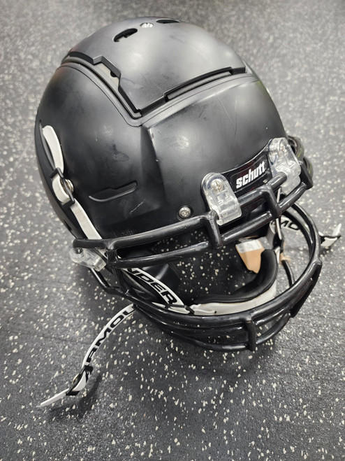 Vist Large View of Product Image Which is Used Schutt YOUTH F7 LX1 MATTE FB Helmet Black LG