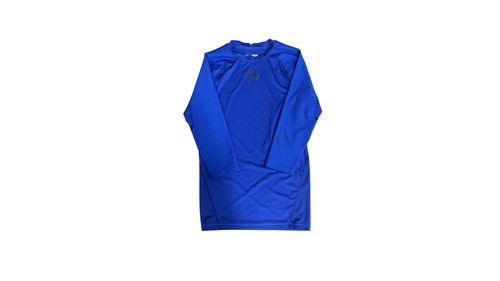 Vist Large View of Product Image Which is Used Under Armour COMPRESSION SHIRT Other Clothing Royal Blue MD