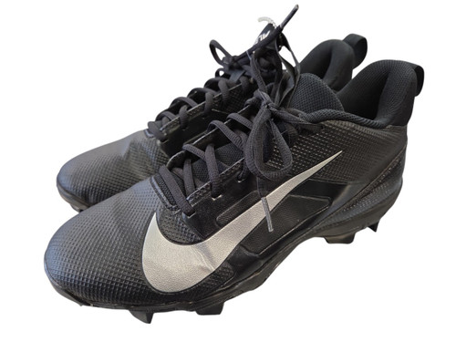 Vist Large View of Product Image Which is Used Nike ALPHA MENACE SHARK 4 BB/SB Cleats Black Senior 9.5
