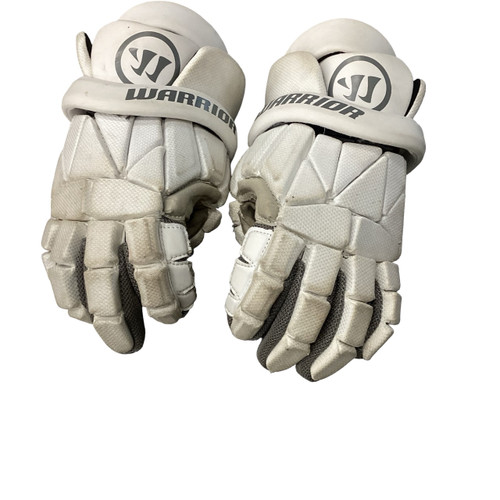 Vist Large View of Product Image Which is Used Warrior EVO LITE GLOVE Lacrosse Gloves Mens White MD