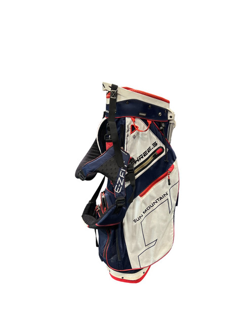 Vist Large View of Product Image Which is Used Sun Mountain THREE.5 Mens Stand Bag White/Royal/Red