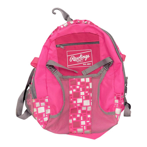 Vist Large View of Product Image Which is Used Rawlings BACK PACK BB/SB Player Backpack Pink