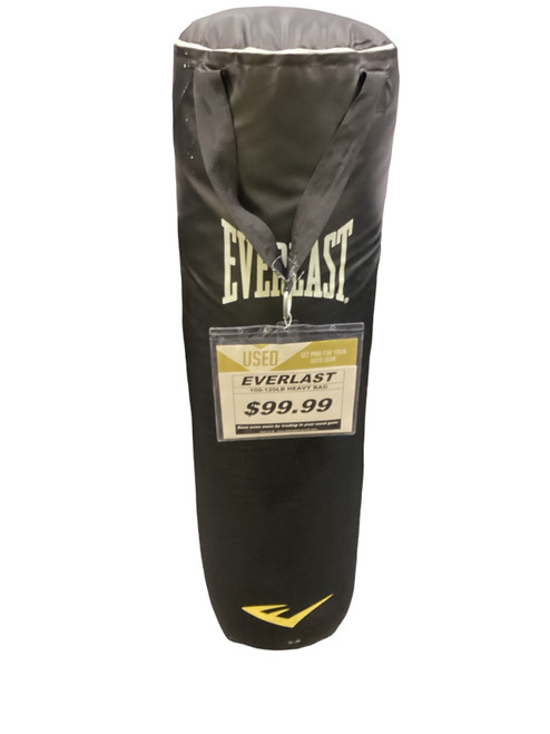 Vist Large View of Product Image Which is Used Everlast 120LB HEAVY BAG Boxing Heavy Bag Black 110 lb