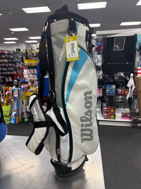 Vist Large View of Product Image Which is Used Wilson JUNIOR STAND BAG Jr Stand Bag White
