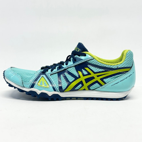 Vist Large View of Product Image Which is Used Asics HYPER ROCKET XC Track & Field Cleats Adult Teal Senior 7