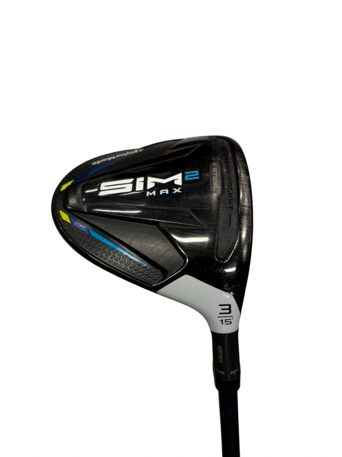 Vist Large View of Product Image Which is Used Taylormade SIM 2 MAX Mens Fairway Wood RH 3 Wood