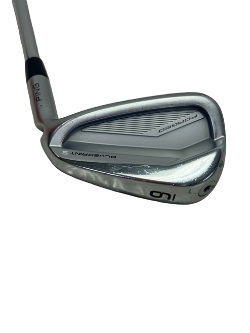 Vist Large View of Product Image Which is Used Ping BLUEPRINT SILVER DOT Mens Individual Iron RH 9 Iron 36" w/ Dynamic Gold Tour Issue X100 Shaft