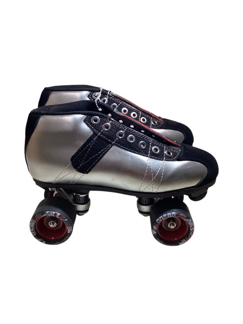 Vist Large View of Product Image Which is Used VNLA QUADS Senior Roller Quad Skates Red Senior 9