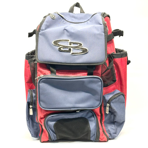 Vist Large View of Product Image Which is Used BoomBah SUPERPACK BB/SB Player Backpack Black/Navy/Red