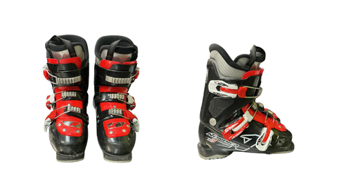 Vist Large View of Product Image Which is Used Nordica FIREARROW 3 TEAM Boys DH Ski Boot Black And Red 215 MP - J03