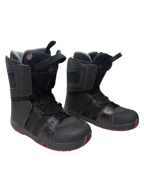Vist Large View of Product Image Which is USED SALOMON ECHELON MENS SNOWBOARD BOOTS - SZ 12