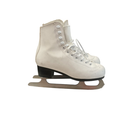 Vist Large View of Product Image Which is Used American Athletic FIGURE SZ 6 Mens Figure Skate White Senior 6