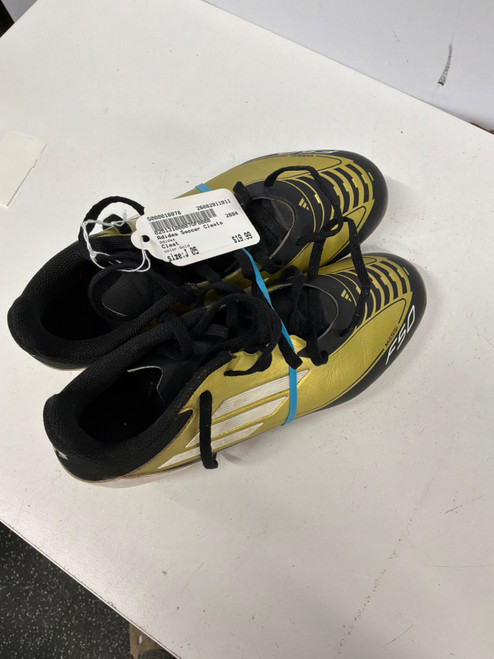 Vist Large View of Product Image Which is Used Adidas Soccer Cleats Gold Junior 05