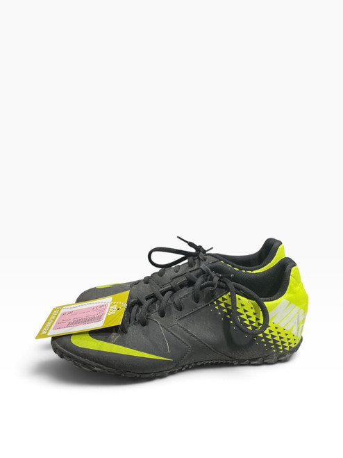 Vist Large View of Product Image Which is Used Nike Soccer Indoor Shoes Black And Optic Yellow Senior 8