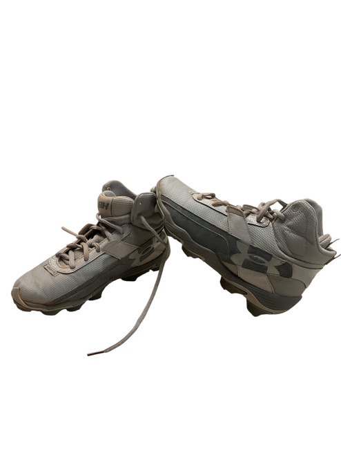 Vist Large View of Product Image Which is Used Under Armour BRYCE HARPER BB/SB Cleats Grey Junior 05.5