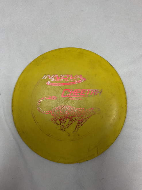 Vist Large View of Product Image Which is Used Innova CHEETAH Disc Golf Driver Yellow