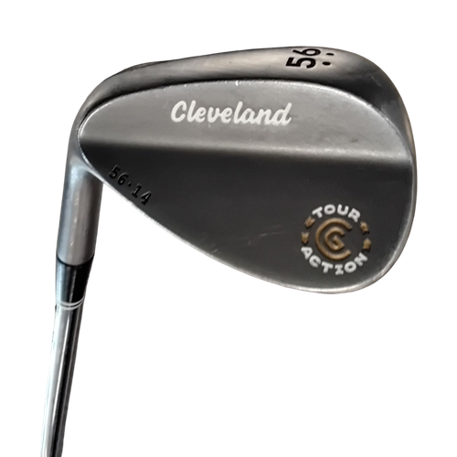 Vist Large View of Product Image Which is Used Cleveland TOUR ACTION 56 14 Golf Wedge Mens LH 56 Degree