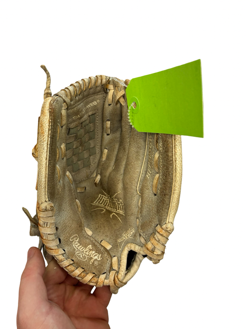 Vist Large View of Product Image Which is Used Rawlings HIGHLIGHT SERIES BB/SB Glove RH Throw Grey 10 1/2"
