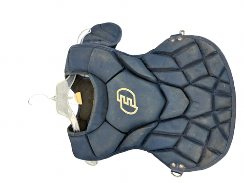 Vist Large View of Product Image Which is Used FORCEE Catchers Chest Protector Navy Blue Intermed