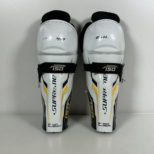 Vist Large View of Product Image Which is Used Bauer SUPREME 150 SHIN GUARDS Yth 9"