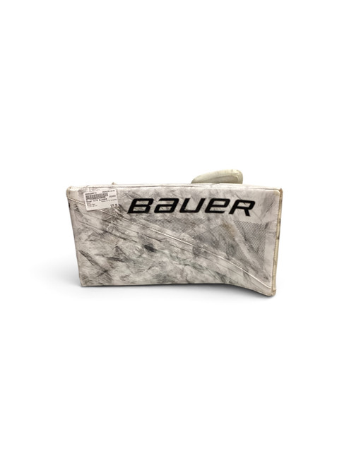 Vist Large View of Product Image Which is Used Bauer S170 BLOCKER Senior Goalie Blocker White