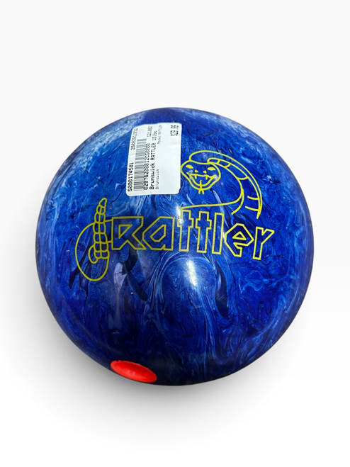 Vist Large View of Product Image Which is Used Brunswick RATTLER Bowling Ball