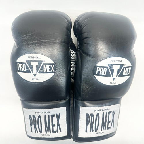 Vist Large View of Product Image Which is Used PRO MEX Boxing Gloves Black Senior