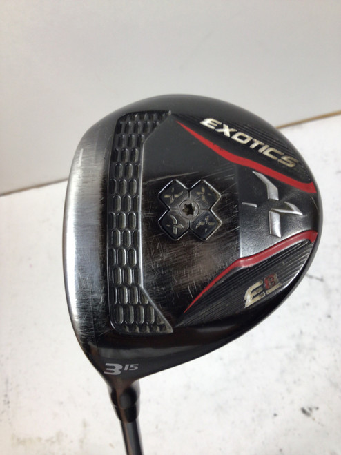 Vist Large View of Product Image Which is Used Tour Edge EXOTICS Mens Fairway Wood LH 5 Wood