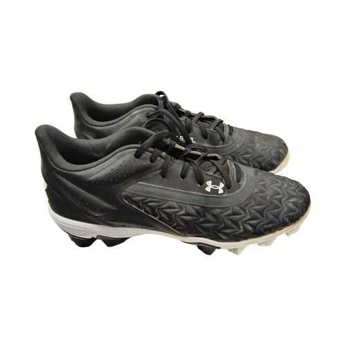 Vist Large View of Product Image Which is Used Under Armour BB/SB Cleats Black Senior 8.5